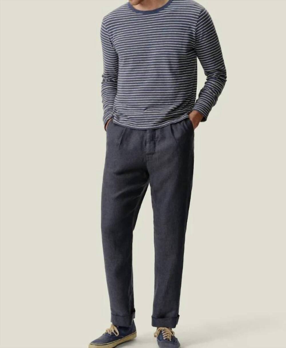 NEW ALEX CRANE alta twill trousers in indigo